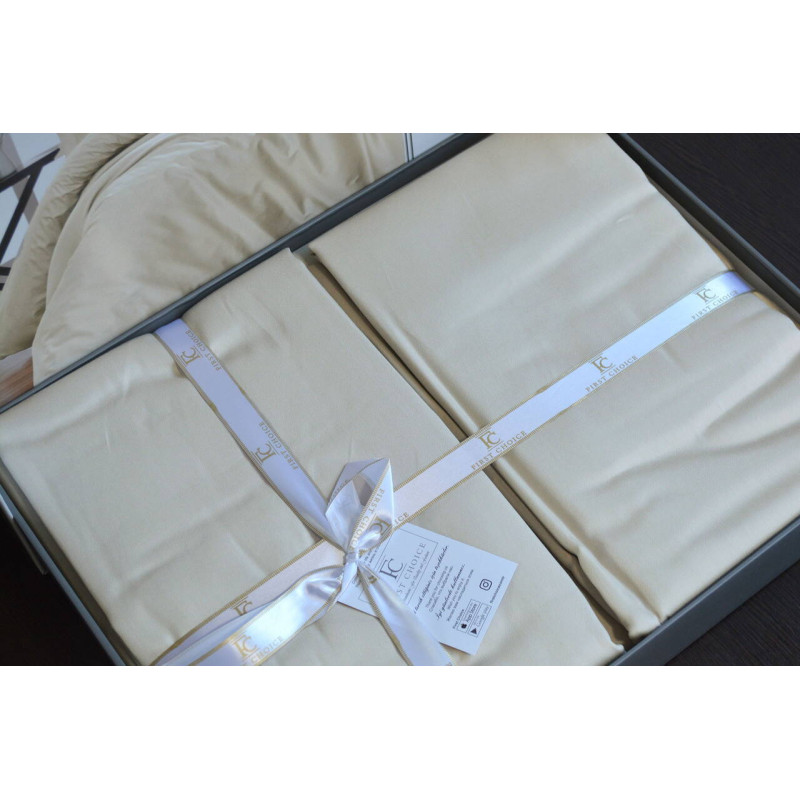 Комплект постільної білизни First Choice Cotton Satin Snazzy Soil