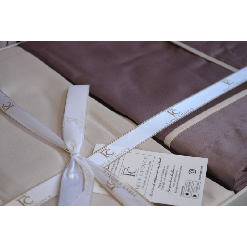 Комплект постільної білизни First Choice Deluxe Satin євро