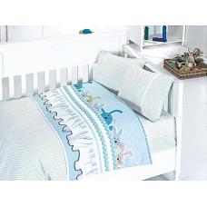 Дитячий комплект постільної білизни First Choice з бамбука Ginny Blue