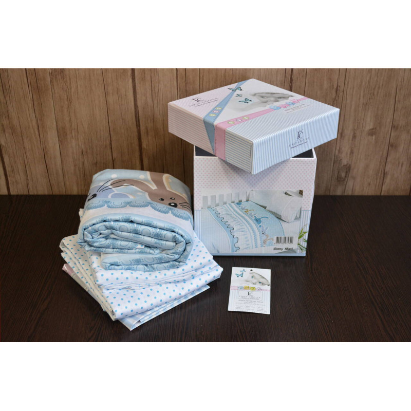 Дитячий комплект постільної білизни First Choice Ginny Blue з бамбука
