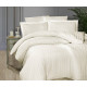 Комплект постільної білизни First Choice Cotton Satin євро кремовий