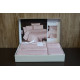 Комплект постільної білизни First Choice Deluxe Satin євро пудра