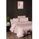 Комплект постільної білизни First Choice Deluxe Satin євро пудра