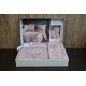 Комплект постільної білизни First Choice Deluxe Satin євро пудровий