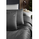 Комплект постільної білизни First Choice Deluxe Satin євро антрацит