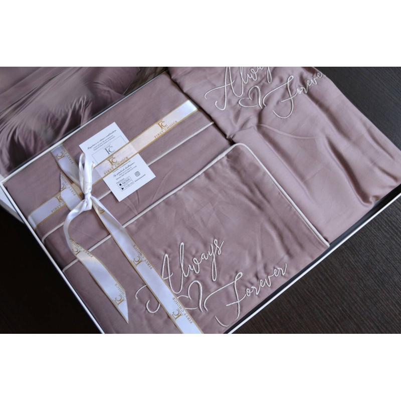 Комплект постільної білизни First Choice Deluxe Satin євро сатин