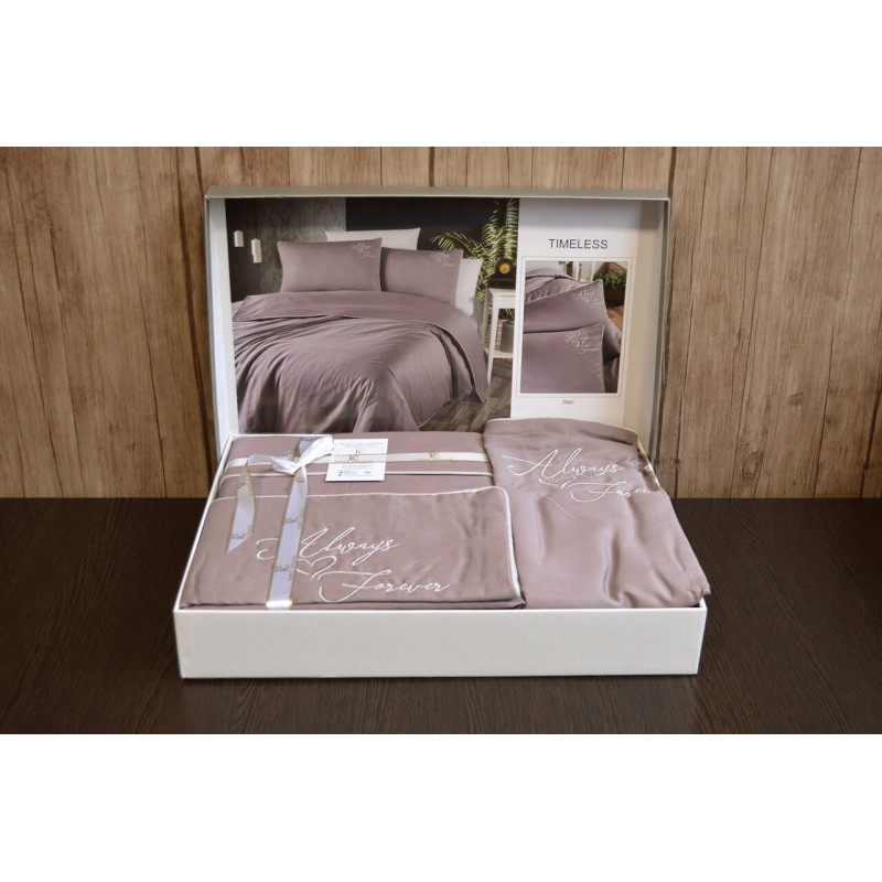 Комплект постільної білизни First Choice Deluxe Satin євро сатин