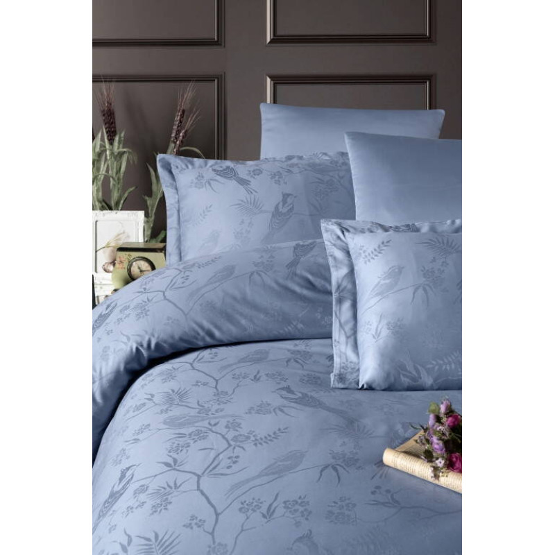 Комплект постільної білизни First Choice Jacquard Stesha Blue