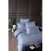 Комплект постільної білизни First Choice Jacquard Satin Stesha Blue