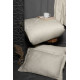 Комплект постільної білизни First Choice Jacquard Satin Stesha Beige євро