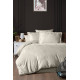 Комплект постільної білизни First Choice Jacquard Satin Stesha Beige євро