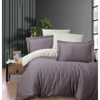 Комплект постільної білизни First Choice Cotton Satin євро в горошок