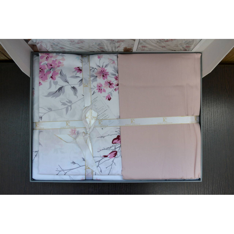 Комплект постільної білизни First Choice Cotton Satin євро
