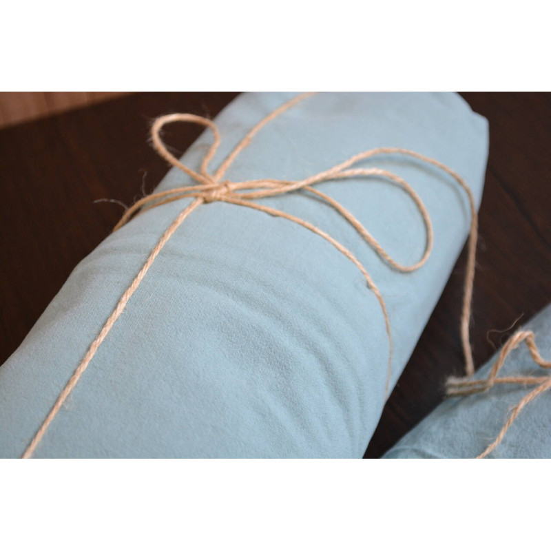 Дитяча постільна білизна Limasso Stonewashed Ranforce Mineral Blue