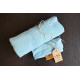 Дитяча постільна білизна Limasso Stonewashed Ranforce Mineral Blue