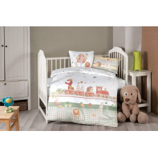 Дитяча постільна білизна First Choice Baby Digital Satin з бавовни