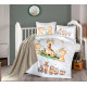 Дитяча постільна білизна First Choice Baby Digital Satin з пледом
