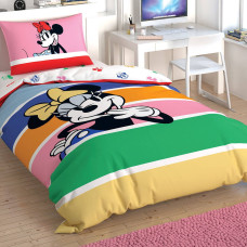 Комплект постільної білизни TAC Disney Minnie Mouse Rainbow ранфорс
