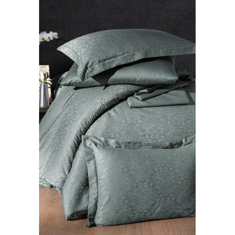 Комплект постільної білизни First Choice Jacquard Satin євро