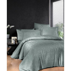 Комплект постільної білизни First Choice Jacquard Satin євро 200х220