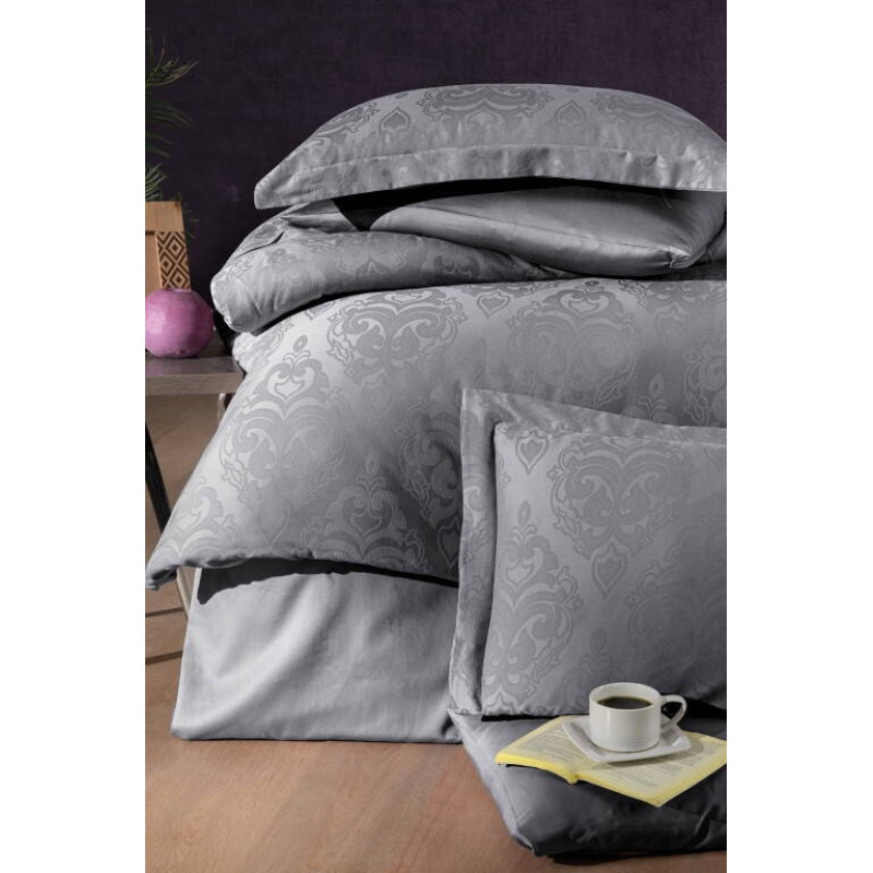 Комплект постільної білизни First Choice Jacquard Satin євро