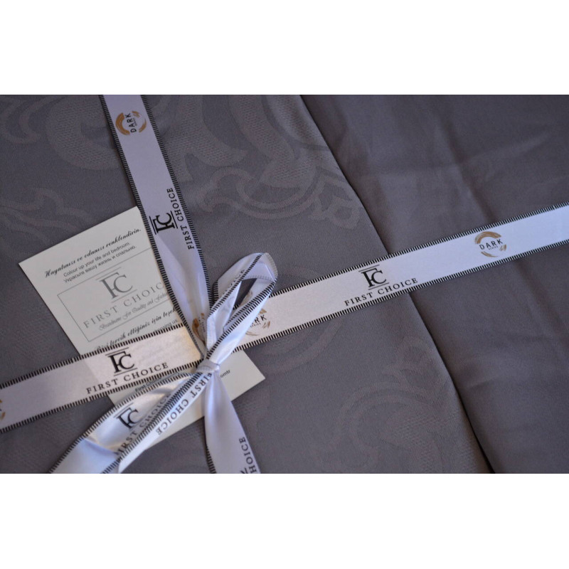 Комплект постільної білизни First Choice Jacquard Satin євро