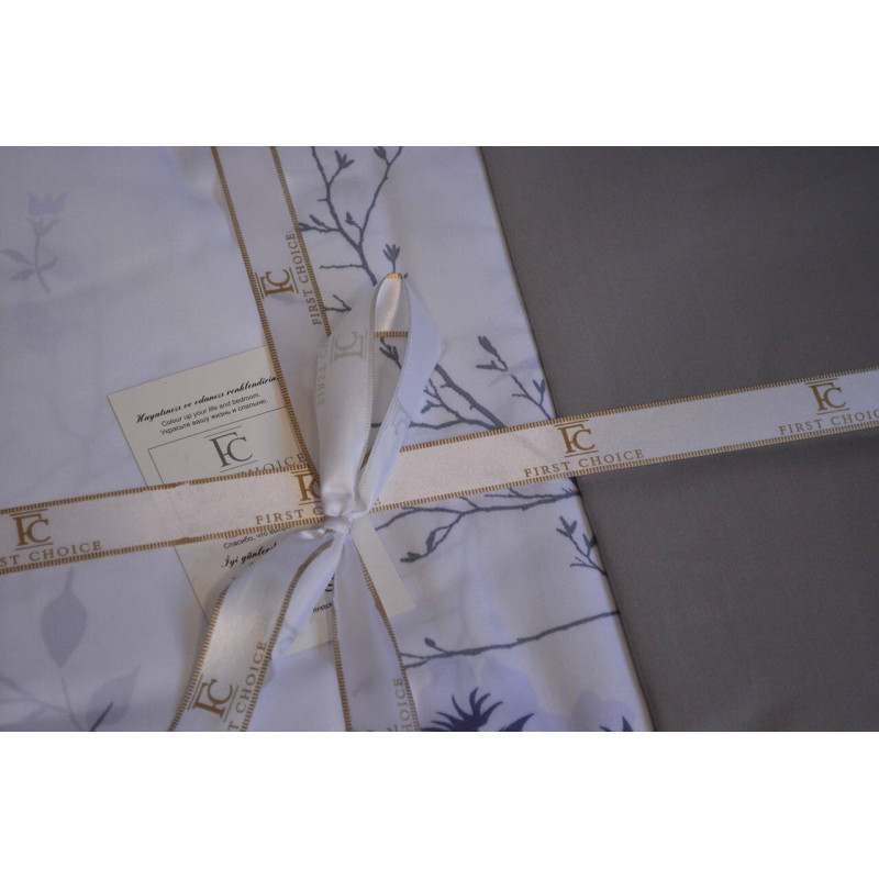 Комплект постільної білизни First Choice Cotton Satin Leena Lilac