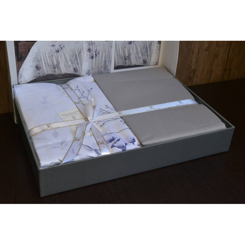 Комплект постільної білизни First Choice Cotton Satin євро
