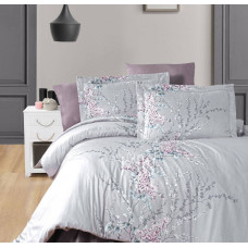 Комплект постільної білизни First Choice Cotton Satin євро сиреневий