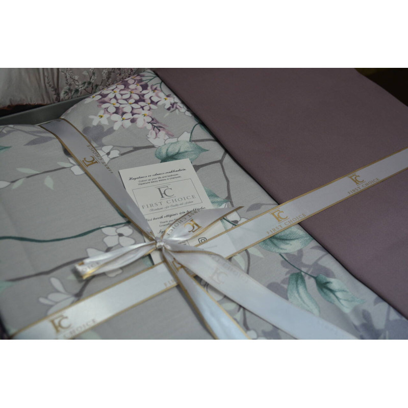 Комплект постільної білизни First Choice Cotton Satin євро