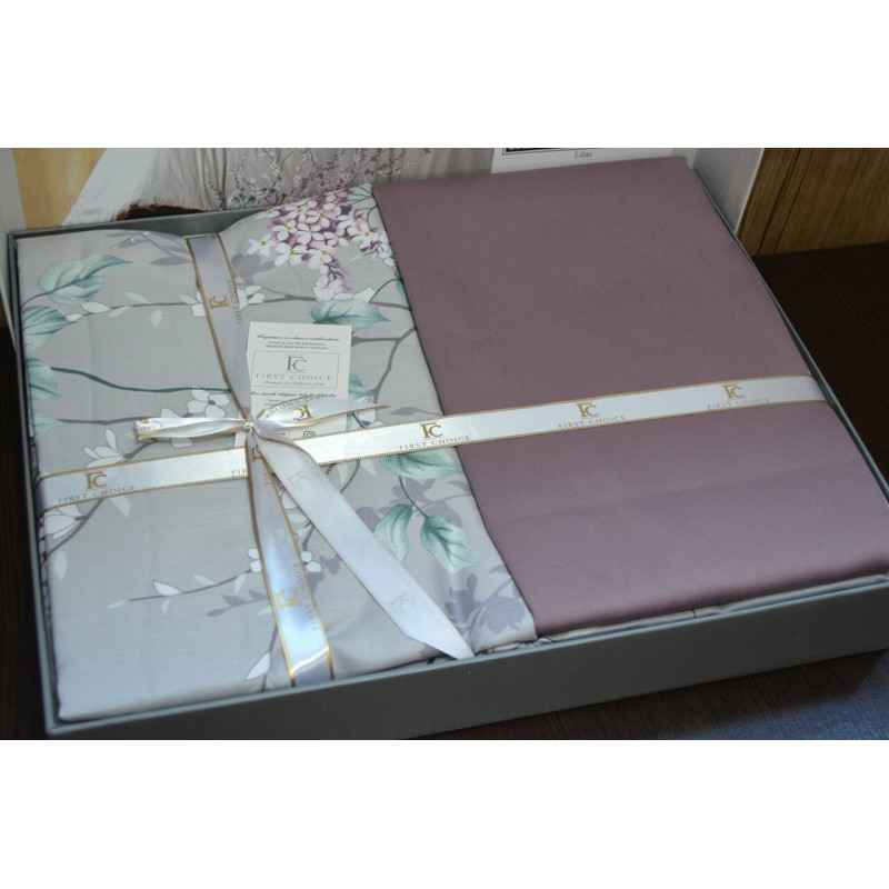 Комплект постільної білизни First Choice Cotton Satin євро