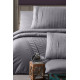Комплект постільної білизни First Choice Deluxe Satin сірий