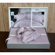 Сімейний комплект постільної білизни First Choice Neva Lavender із сатину
