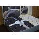 Комплект постільної білизни First Choice Cotton Satin Point Antracite