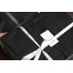 Комплект постільної білизни First Choice Jacquard Satin Lamone Black