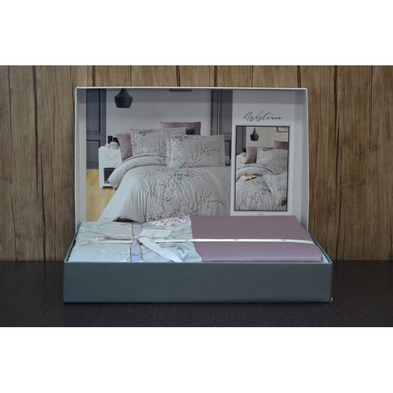 Комплект постільної білизни First Choice Cotton Satin Wisteria Lilac