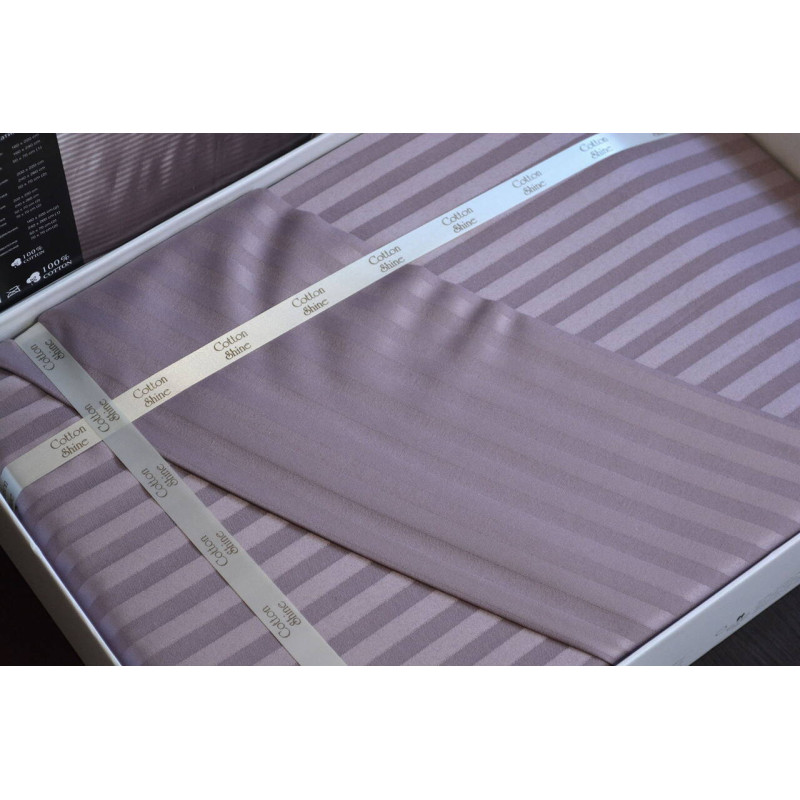 Комплект постільної білизни Kayra Cotton Shine Stripe Satin