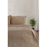 Покривало Merinos Modern Line 150х220 см бежеве з наволочкою