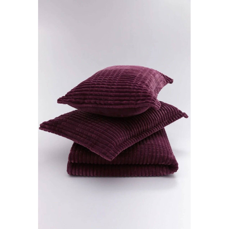 Покривало Merinos Modern Line 150х220 см велсофт фіолетове