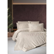 Комплект постільної білизни First Choice Jacquard Satin Herra бежевий
