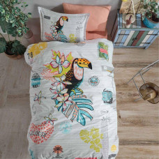 Комплект постільної білизни Clasy Ranforce Paradise 160х220 см