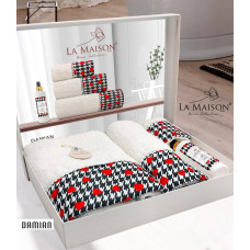 Набір махрових рушників La Maison з ароматом Damian, 3 шт.