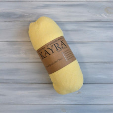 Махрове простирадло на резинці Kayra 180х200 см жовте