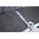 Комплект постільної білизни First Choice Jacquard Satin графіт