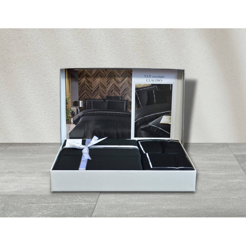 Комплект постільної білизни First Choice V.I.P Satin Moonlight євро