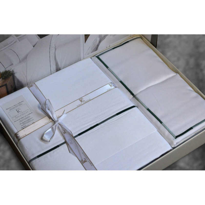 Комплект постільної білизни First Choice V.I.P Satin Moonlight євро