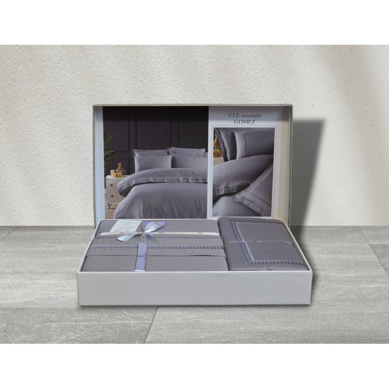 Комплект постільної білизни First Choice V.I.P Satin Moonlight євро