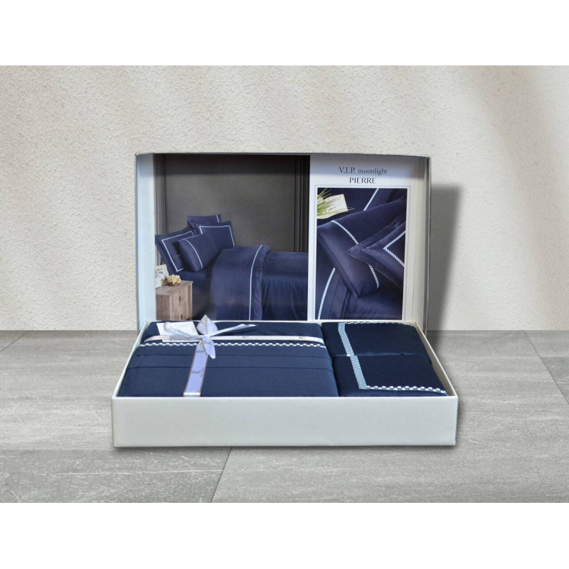 Комплект постільної білизни First Choice V.I.P Satin Moonlight євро