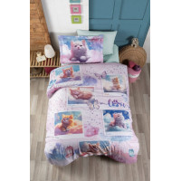 Комплект постільної білизни First Choice Exclusive Ranforce Cute Cats