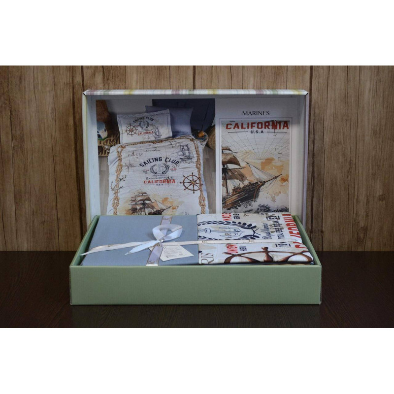Комплект постільної білизни First Choice Exclusive Marines 1.5-спальний